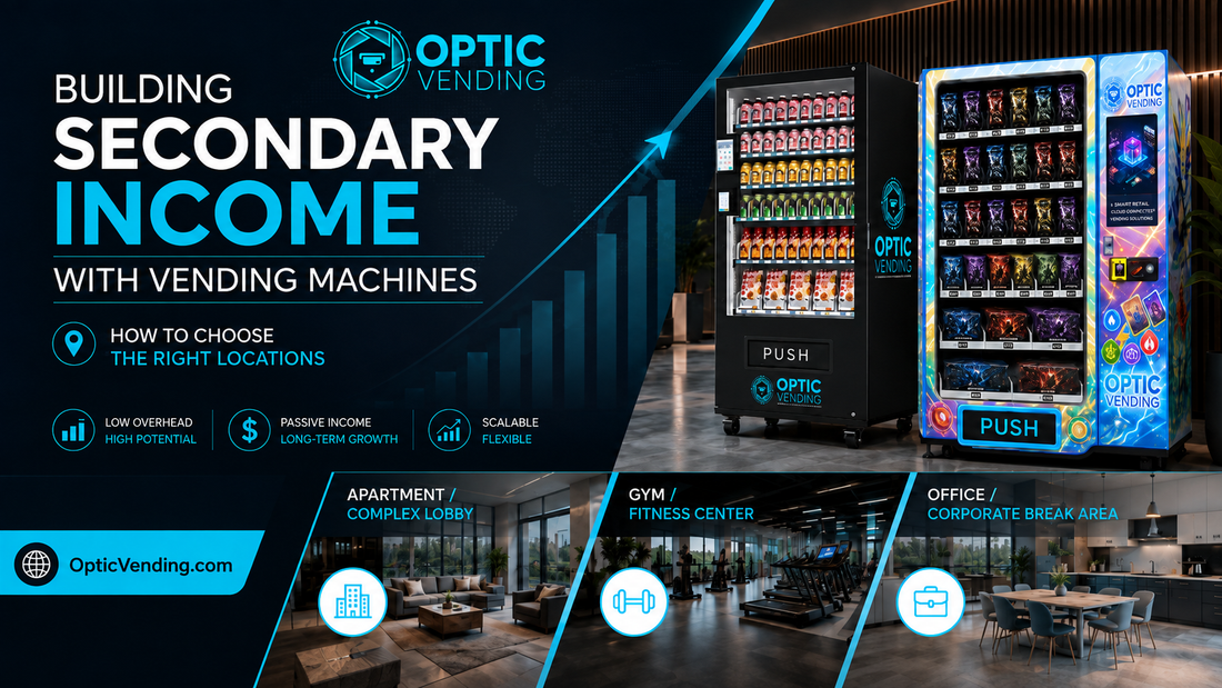 How to Build Secondary Income With Vending Machines | Optic Vending