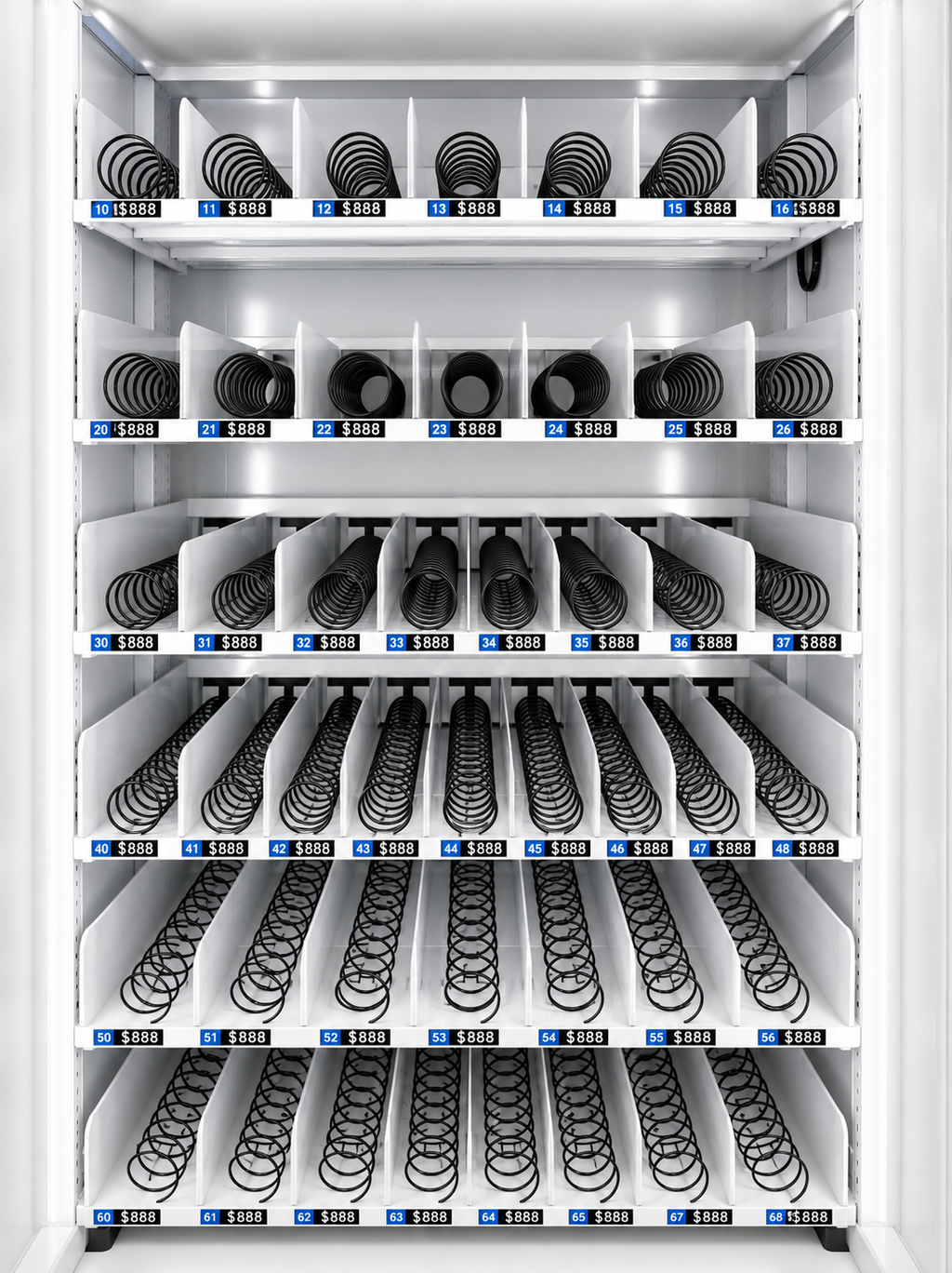 Optic Vending 49” Touchscreen Cosmetics Vending Machine