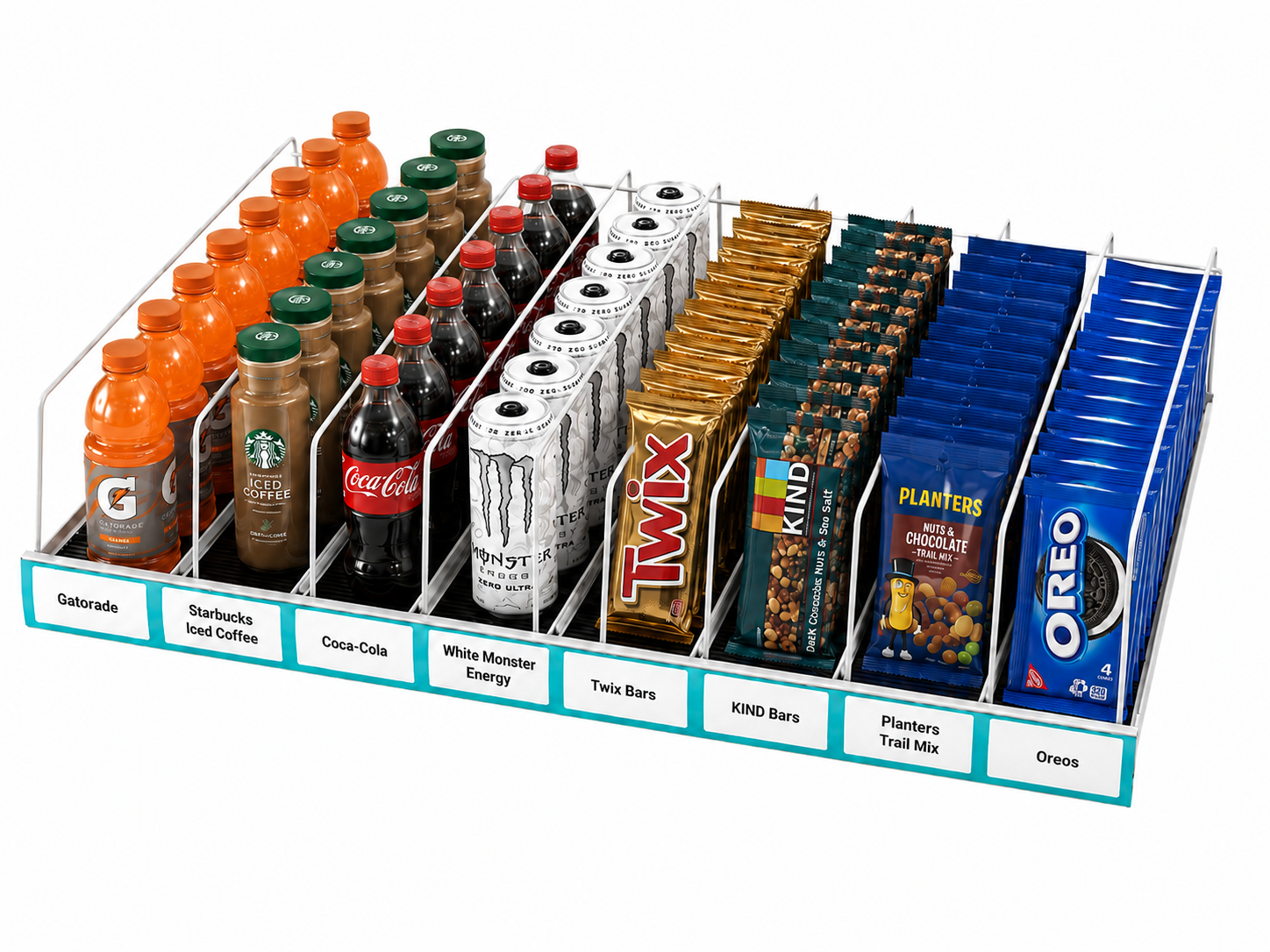 Optic Vending AI Machine Shelf Organizer