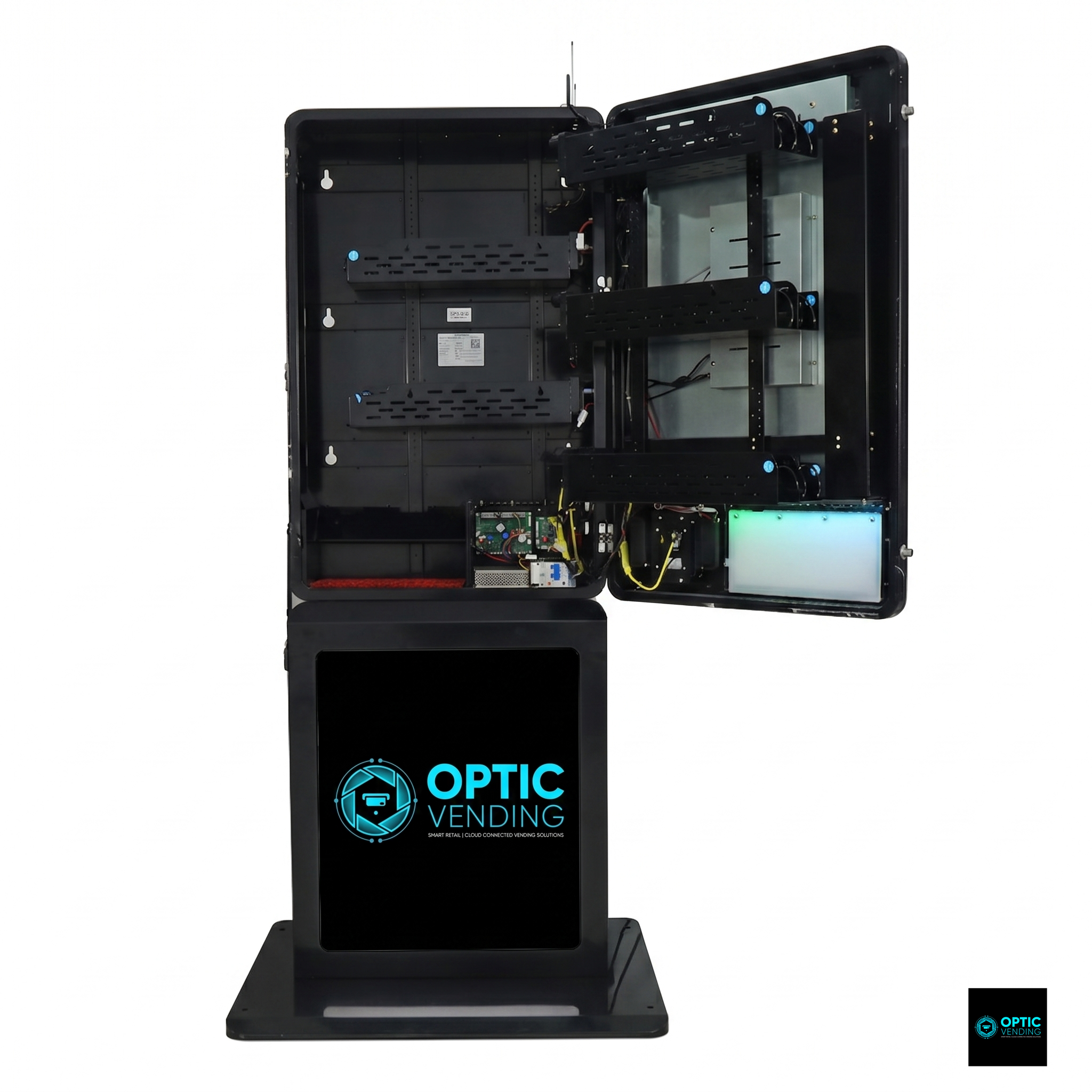 Optic Vending 32” Smart Touchscreen Vape/Pouch Vending Machine