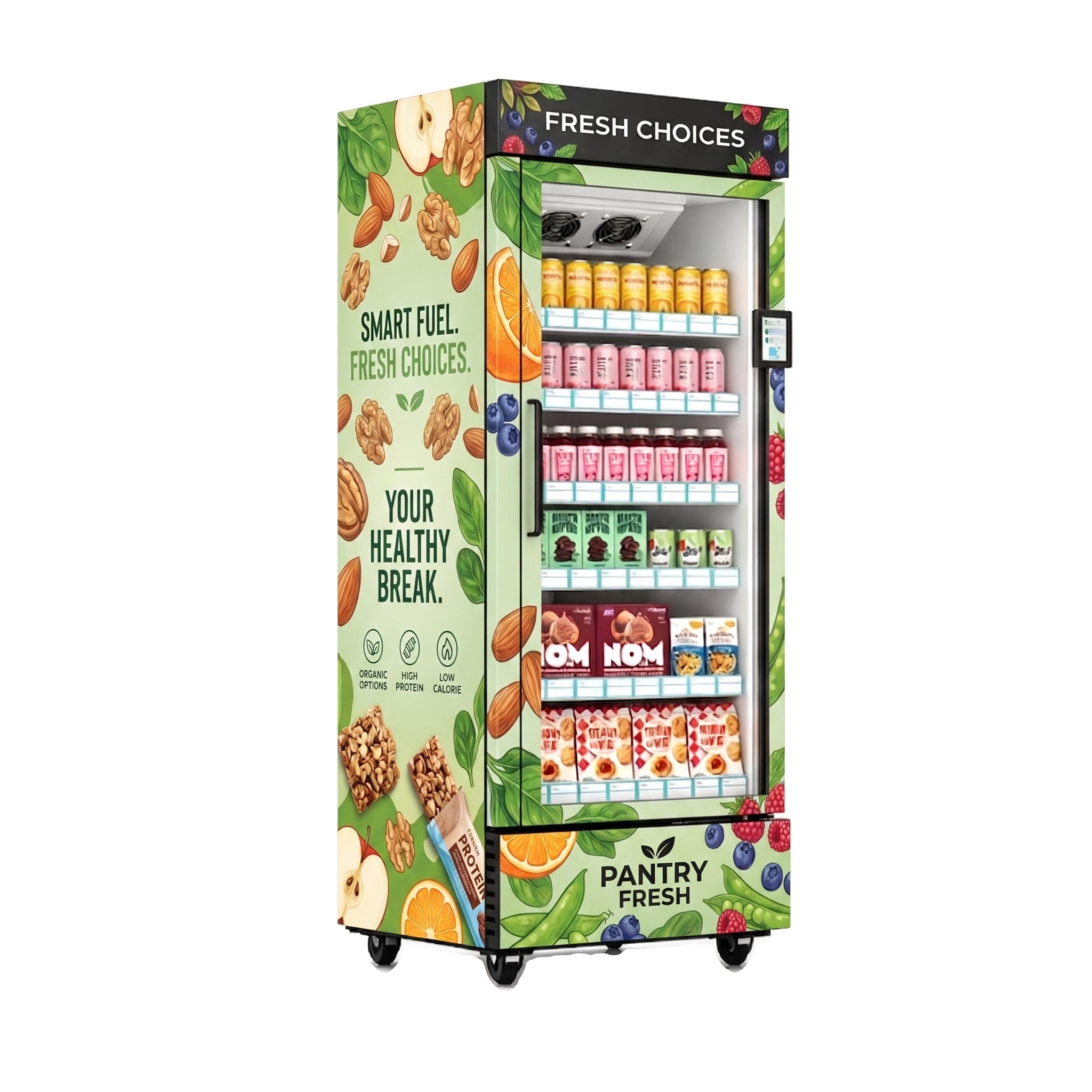 Optic Vending Fresh Choices AI Snack & Beverage Vending Machine