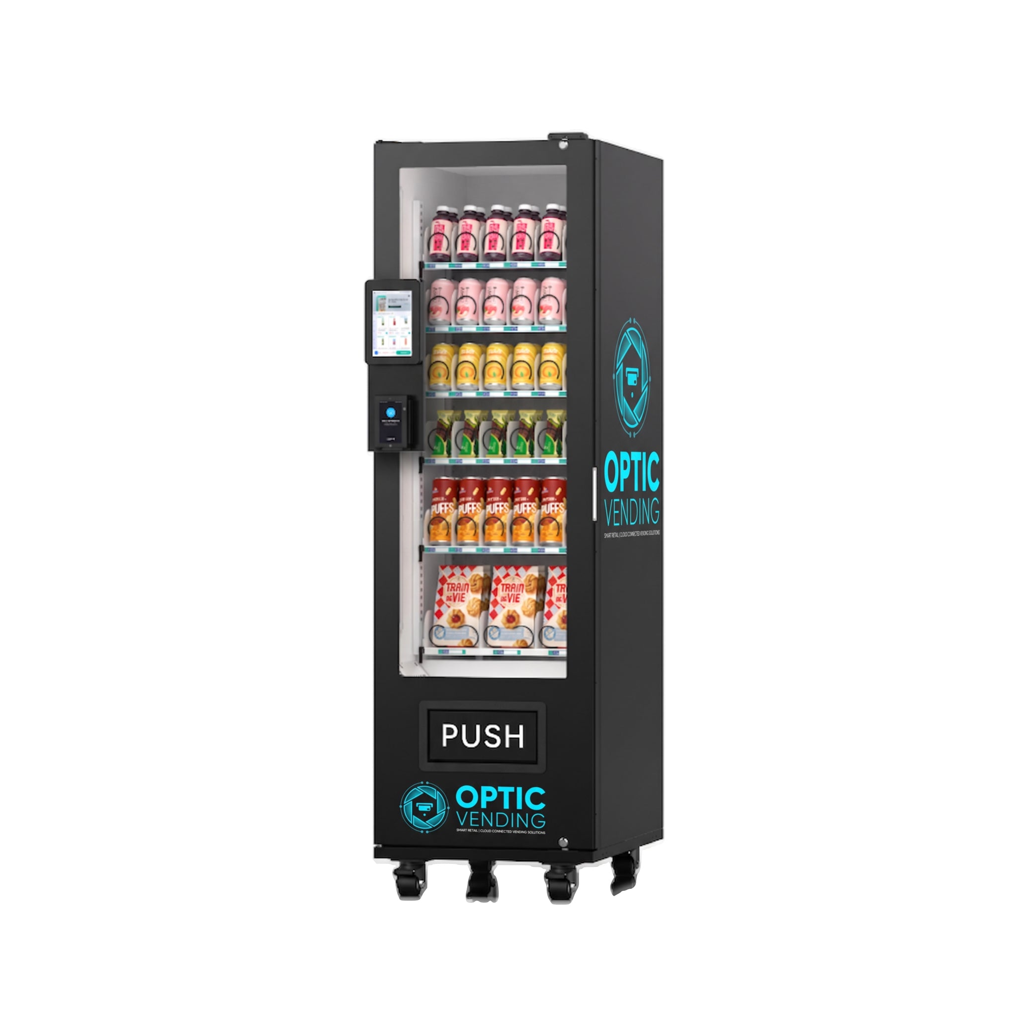 Optic Vending 8" Touchscreen Snack & Beverage Combo Vending Machine