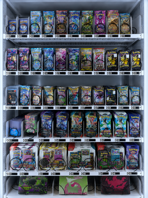 Optic Vending 22” Touchscreen Elevator Trading Card Vending Machine